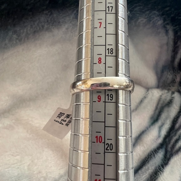 ❤️ Blue Larimar Southwestern 925 Ring Sz 8.75 Navajo Inspired 8.5gms - Picture 4 of 12